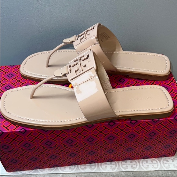 TORY BURCH georgia sandal soft parent sheep  color/goan sand
order (A16) - Picture 4 of 6